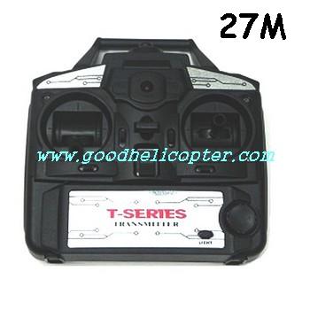 mjx-t-series-t11-t611 helicopter parts transmitter (27M)
